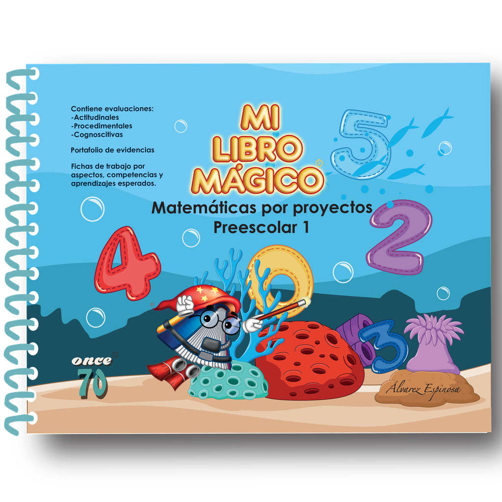 MI LIBRO MÁGICO. MATEMÁTICAS POR PROYECTOS. PREESCOLAR 1.