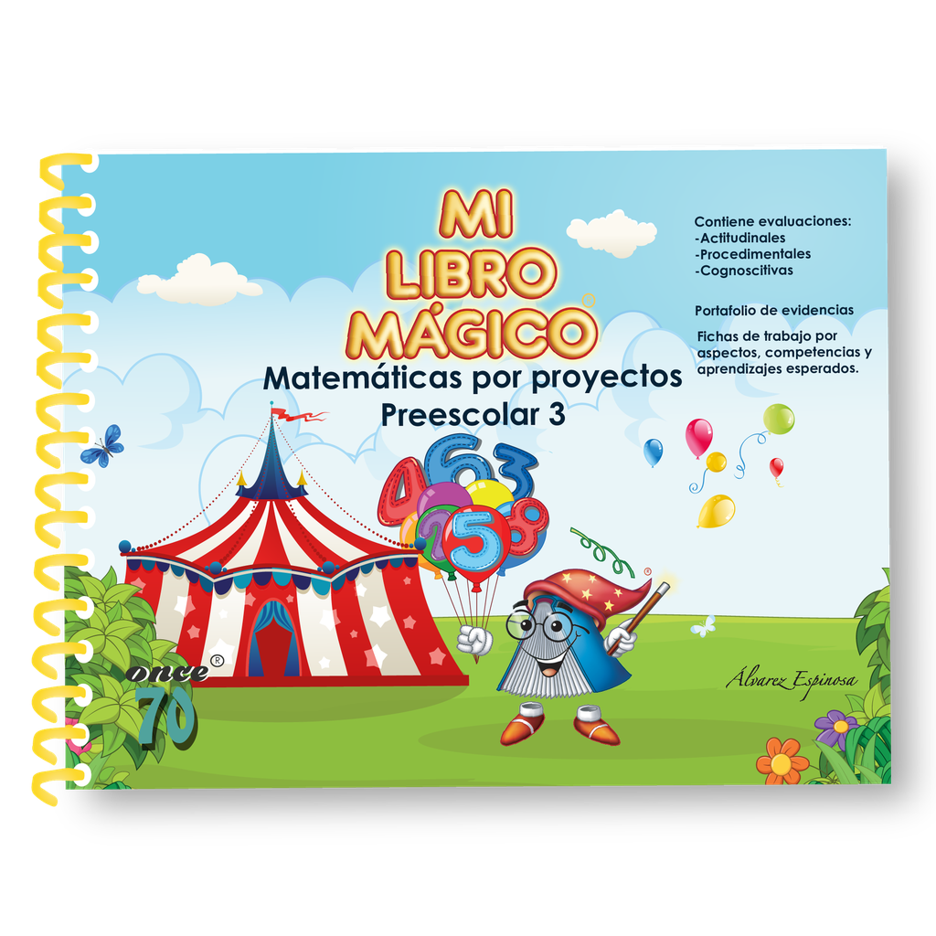 MI LIBRO MÁGICO. MATEMÁTICAS POR PROYECTOS. PREESCOLAR 3.